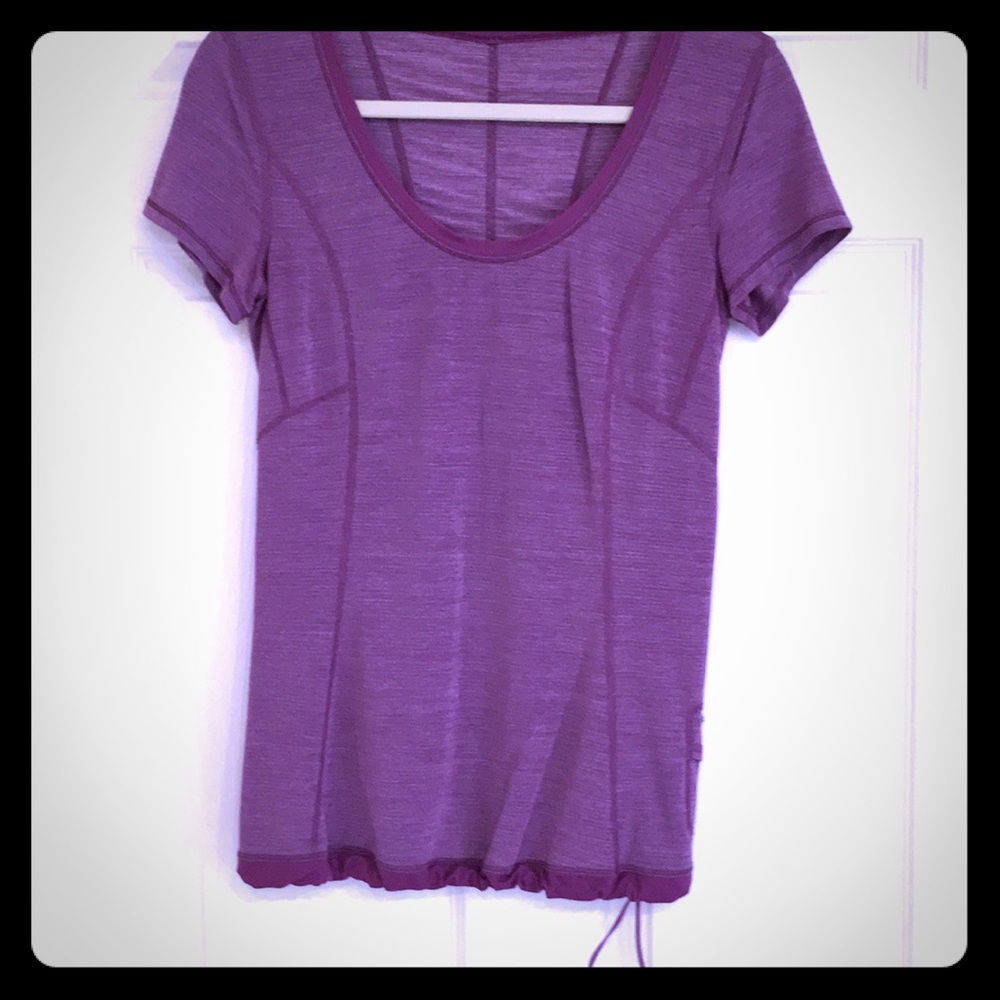 Lululemon workout top purple size 6